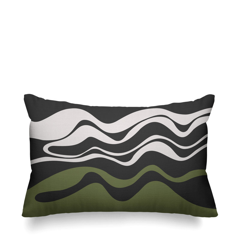 Housse et insert de coussin d'extérieur, Vert