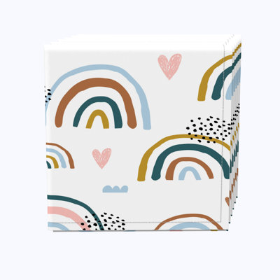 100% Cotton Geometric Square Napkin