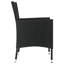 Outdoor Patio Dining Armchair with Cushion-1747062935