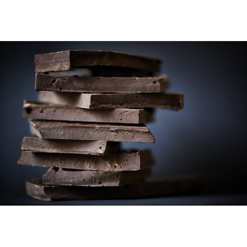 Chocolate Stack - Wrapped Canvas Print, 30cm H x 46cm W x 3.8 cm D