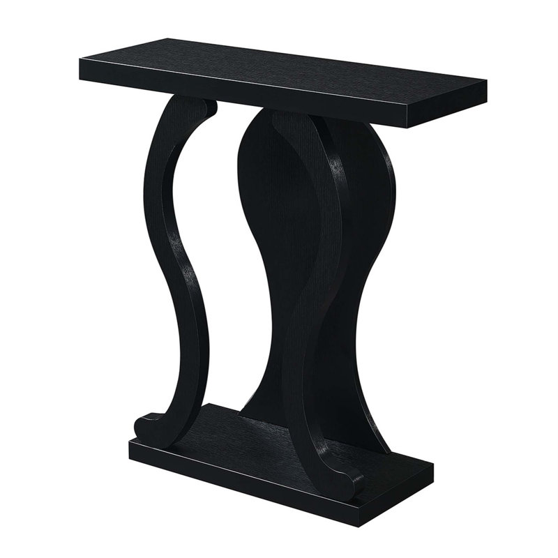 Console de 31,5 po Hubbert, Noir, H 34 po x l 31,5 po x P 11,5 po