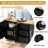 89.7'' Wooden Kitchen Island With Extendable Table-1006235232