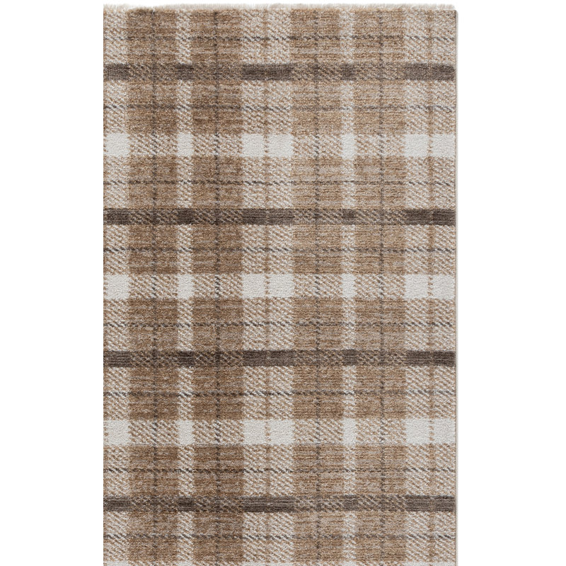 Oxford Plaids 300 Performance Plaid Rug, Rectangle 4' x 6'