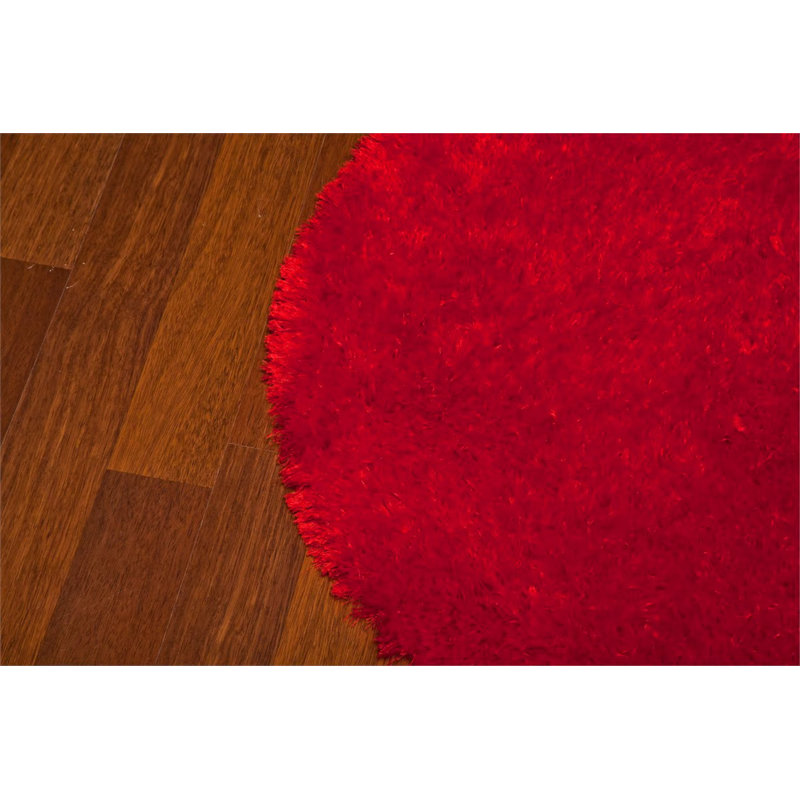 Tapis rond en coton Tulisia, Rond 8 pi 2 po