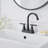 Centerset 2-handle Bathroom Faucet with Drain Assembly
