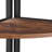 5-Tier Tall Corner Storage Shelf, Freestanding Open Bookshelf Plant Stand with Metal Frame for Living Room Bedroom Office