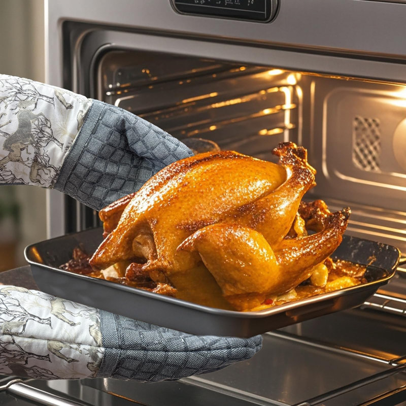 Gants de cuisson en silicone, Gray