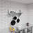 12 in. x 36 in. Stainless Steel Wall Mounted Pot Rack with Shelf and 6 Double Sided Hooks