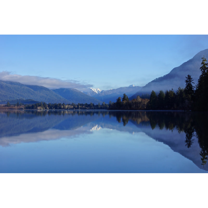 Olympic Park Lake by Samson1976 - Print, 20cm H x 30cm W x 3.8cm D