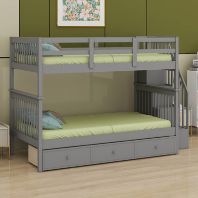 Stairway Bunk Bed With Three Drawers