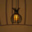 Averyana 25cm H Metal Oval Lamp Shade ( Uno ) in Black