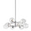 Lustre linéaire Spoutnik moderne 8 lumières Helen-31796791
