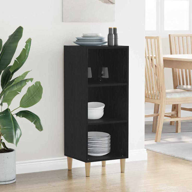 Accent Cabinet, Black Oak