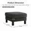 Repose-pieds capitonné Boucle-1080174987