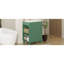 Meuble-lavabo de salle de bain rétro classique 24 po avec lavabo en céramique lisse, cadre en bois massif, rangement multifonctionnel, porte, couleur, conception autoportante, planches de montage et de livraison faciles, poignées en métal, sous le lavabo