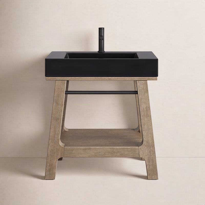 Auburn 36'' W Single Vanity, Matte Black