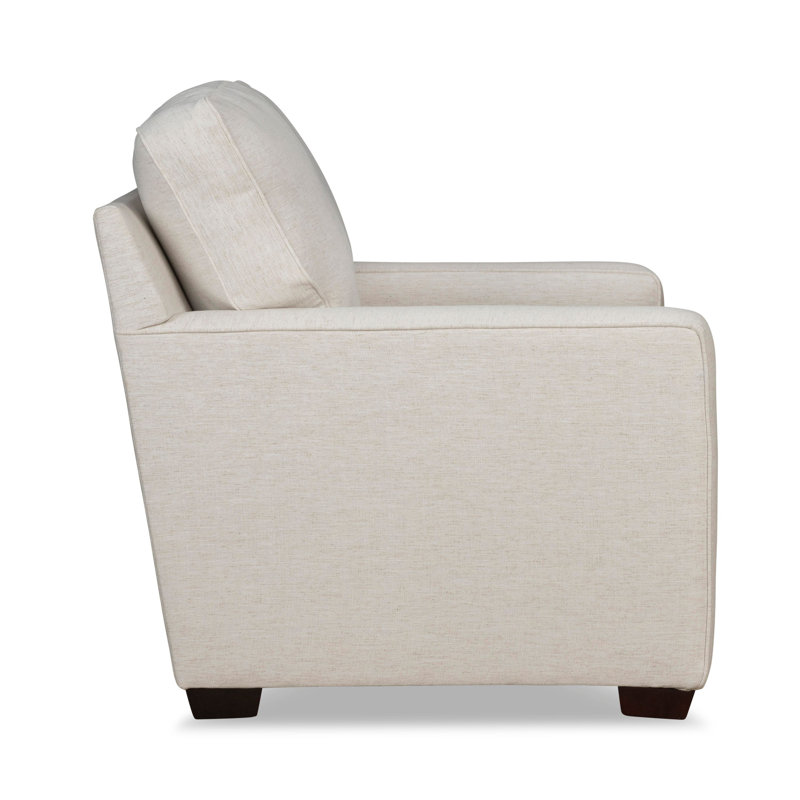 Causeuse rembourrée 56 po Taylor, Chenille Nompton Snow Crypton®