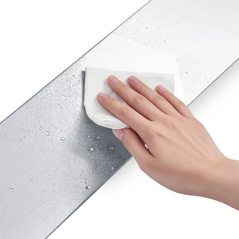 Porte-bouteilles en acier inoxydable, barre de vitesse à barre de 24 pouces, support pour porte-bouteilles avec fixation boulonnée et à accrocher, support à sirop mural pour cuisine, bar, restaurant, pub, argent