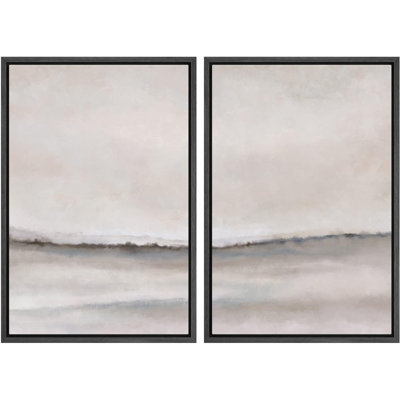 «Brush Stroke», impression sur toile 2 pièces