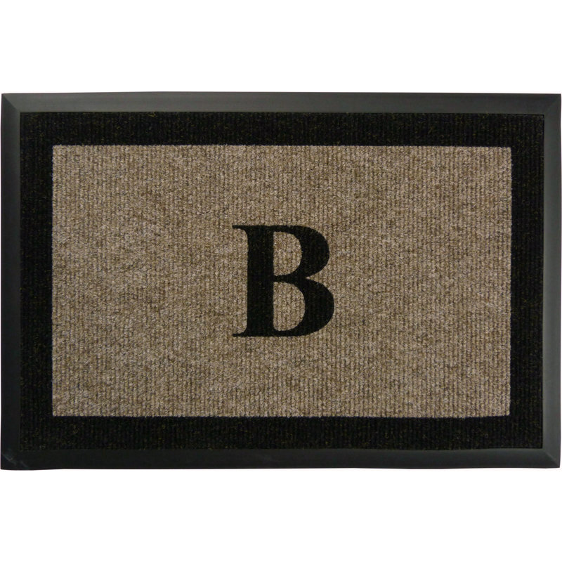 Tapis d'extérieur antidérapant Asai, Taupe, B, l 24 po x L 36 po