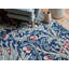 Morris Hand Tufted Wool Floral Area Rug in Blue-63003991
