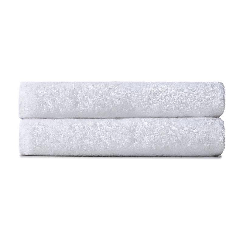 Plush Bath Sheet, White
