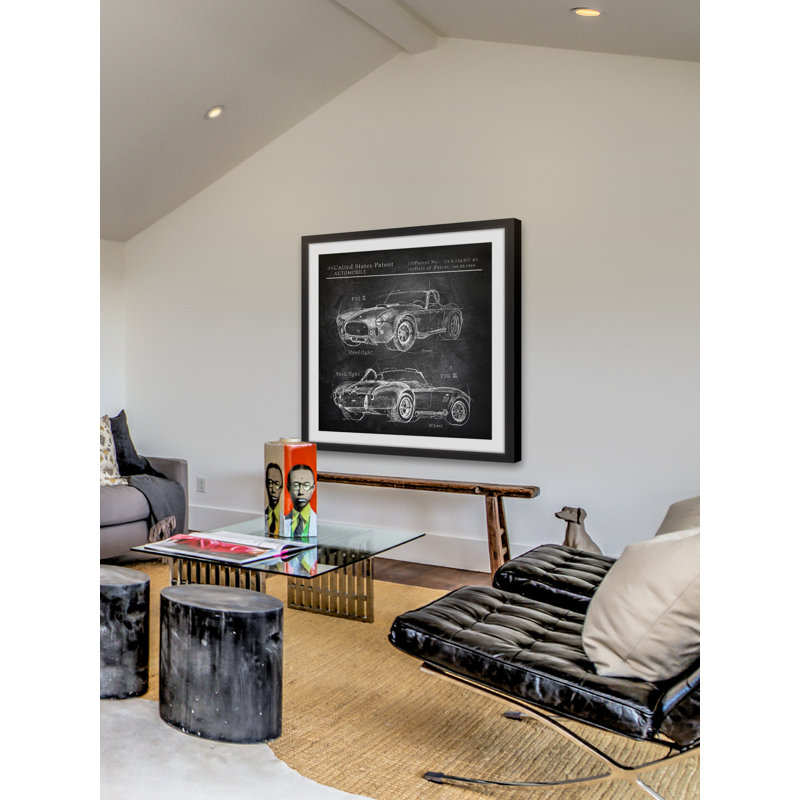 « 1965 shelby cobra »-cadre photo, impression sur papier, H 12 po x l 12 po x P 1,5 po