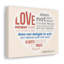 Love Patient Kind 1 Corinthians 13:4-7 - Wrapped Canvas Print-744040251