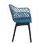Chaise avec accoudoirs à dossier croisé-469759795
