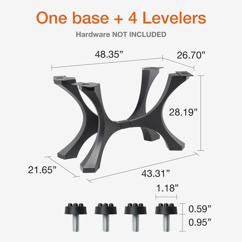 Cling Metal Dining Table Base