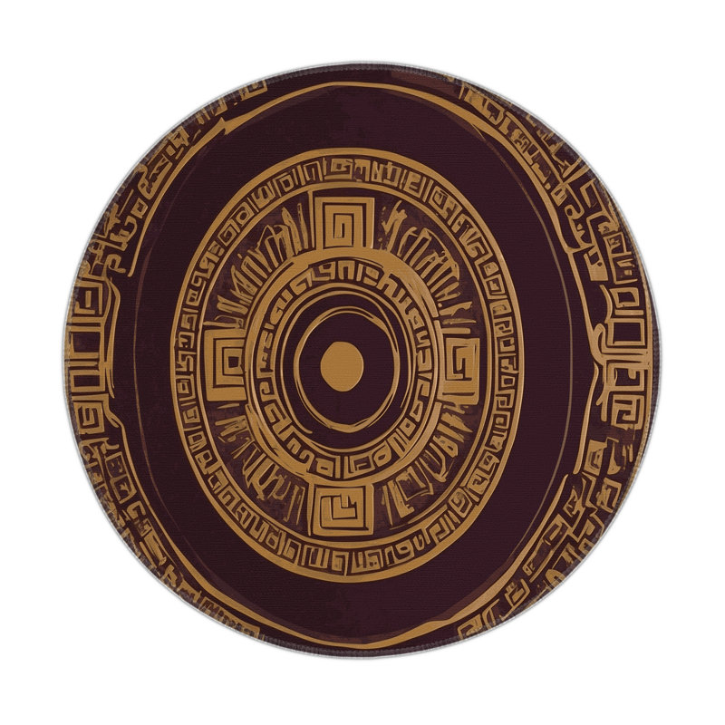 Heirloom Weave Indoor And Outdoor Area Rug, Round 5'
