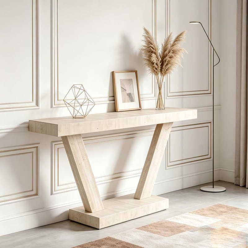 Console 60 pouces, Naturel antique
