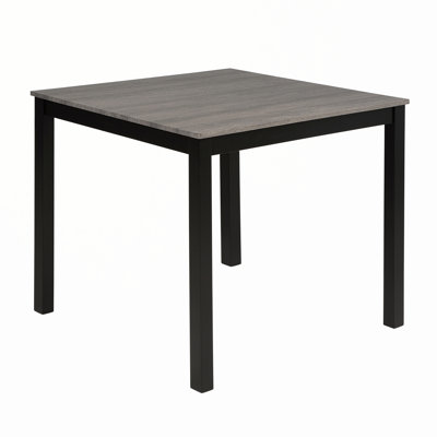 5-Piece Counter Height Dining Set with Square Table and 4 Upholstered Chairs