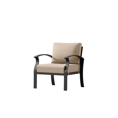 Mcknight Aluminum Outdoor Lounge Chair with Cushions