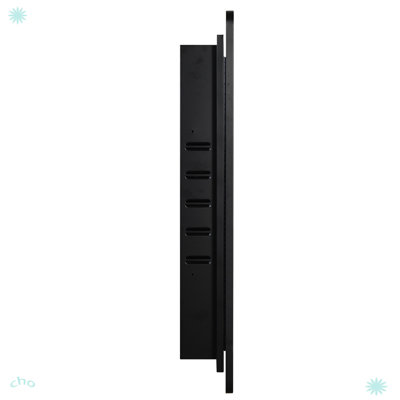 Armoire à miroir murale encastrée en métal