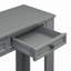 Console / canapé avec tiroirs de rangement et tablette inférieure pour le vestibule (brun clair)
