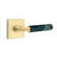 Select Round Door Lever with Square Rosette-742455455-742455442