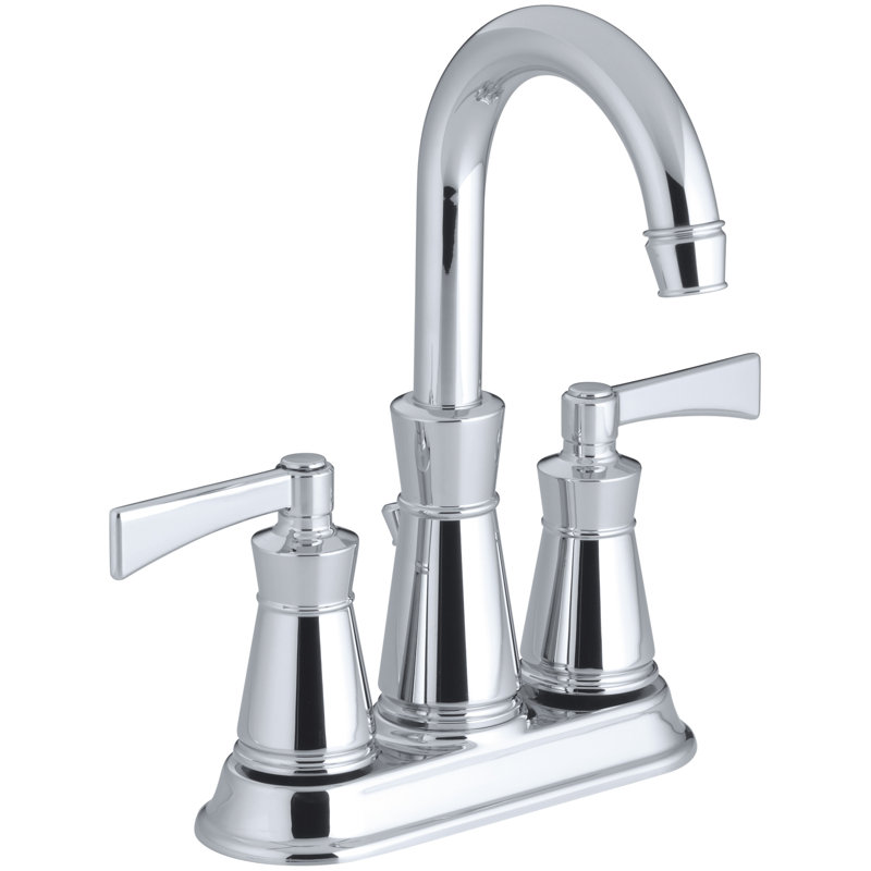 Archer Centerset Bathroom Sink Faucet, Polished Chrome