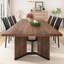 Table de salle à manger extensible 59 "à 86" pour 6 à 10 personnes, table de salle à manger rectangulaire extensible avec rallonges amovibles et tables réglables en bois pour le bureau de la cuisine-1087929678