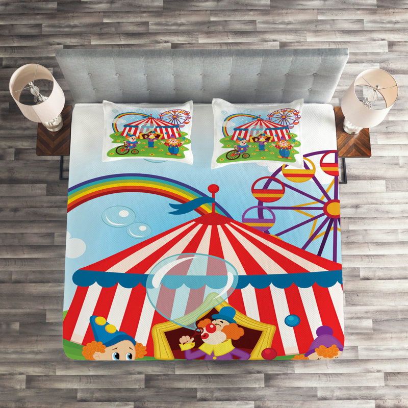 Polyester Coverlet, King Bedspread + 2 Shams