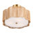 Alyx 2-Tier ‎Flower-shaped Semi Flush Mount Ceiling Light