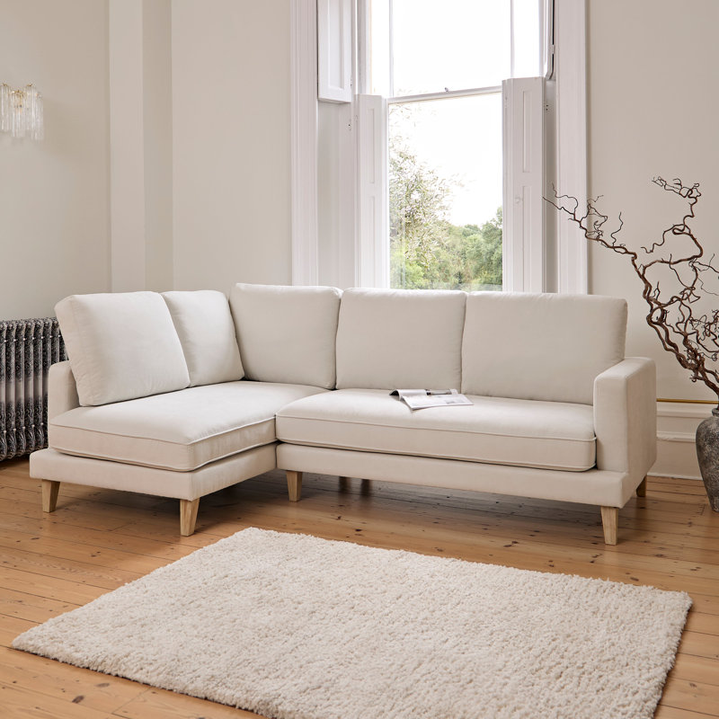 3 Seater Corner Sofa , Ivory