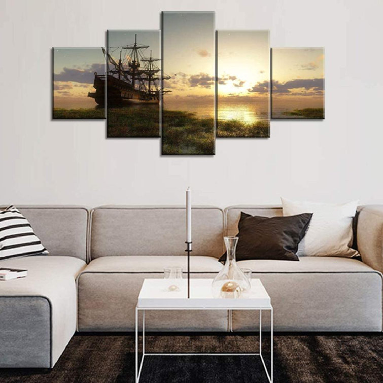 Breakwater Bay Sailing Shi 5 Pieces Print - Wayfair Canada