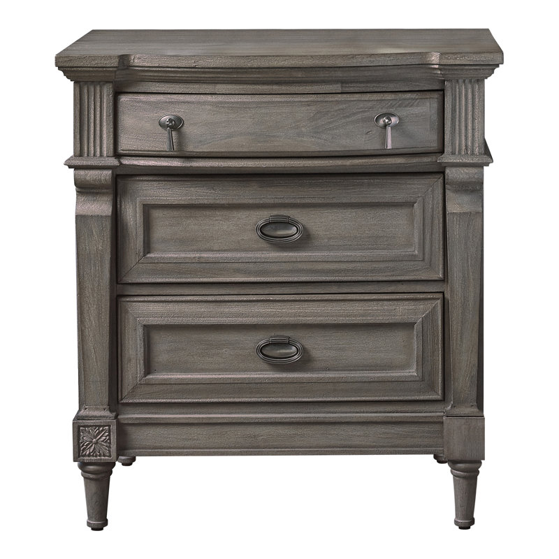 Ensemble de chambre à coucher avec table de chevet 2 pièces Alamo, Grand