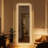 Framed Full-Length LED Mirror with Tempered Glass & Anti-Desilvering – Bright 3-Color Lighting, Stable Multi-Installation-849736758
