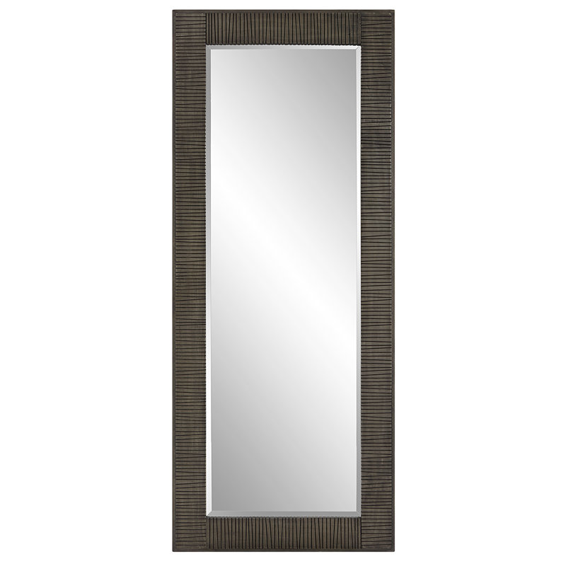 Figaro Wood Rectangle Wall Mirror
