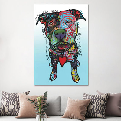 Big Heart by Dean Russo - Print on Canvas