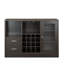 Hazen Espresso Finish Wine Cabinet III