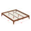Base de lit plateforme en bois de bambou-547348712