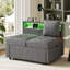 2 Seater Linen Sofa Bed